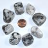 100g (3.5oz) Rainbow Moonstone w/Tourmaline Inclusions Tumble Stone Pebbles Polished Natural Sparkling Feldspar Gemstone Crystal Mineral Collectible Decor Specimen - India view 2