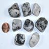 100g (3.5oz) Rainbow Moonstone w/Tourmaline Inclusions Tumble Stone Pebbles Polished Natural Sparkling Feldspar Gemstone Crystal Mineral Collectible Decor Specimen - India view 4