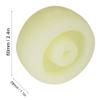 White Nylon Caster Roller Wheel 2.5 Inches Round Pulley with 25kg Load Capacity, 10Pcs Heavy Duty Smooth Sliding Replacement Wheels view 3