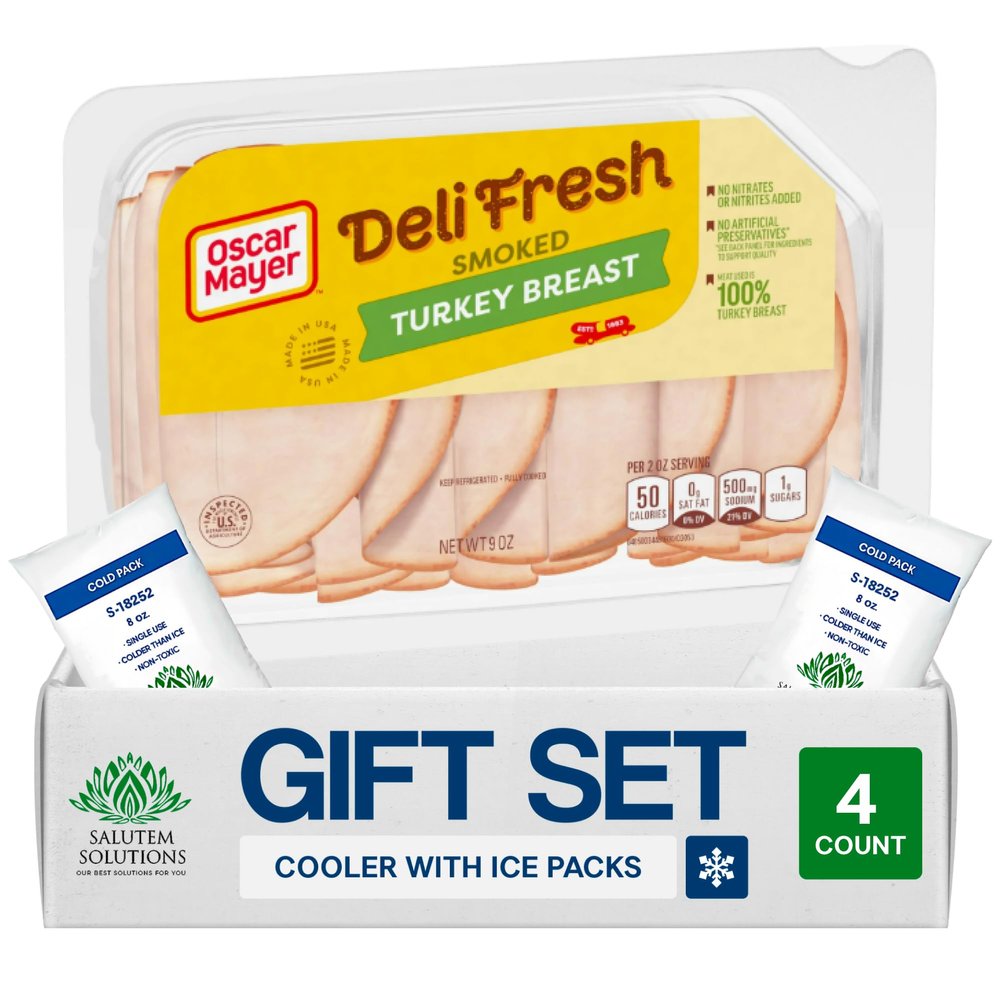 Salutem Vita Bun Length Wieners Hot Dogs, Gift Set Pack of 4