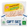 Salutem Vita Bun Length Wieners Hot Dogs, Gift Set Pack of 4