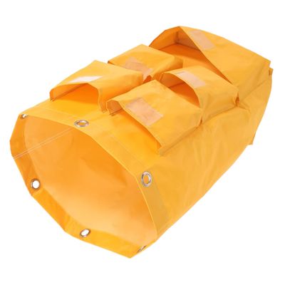 TIDTALEO Waterproof Janitorial Cart Bag Heavy-Duty Canvas Cleaning Supply Storage for Housekeeping Supplies Sturdy Replacement Cleaning Cart Pouch for Trash Collection 1 Piece