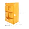 TIDTALEO Waterproof Janitorial Cart Bag Heavy-Duty Canvas Cleaning Supply Storage for Housekeeping Supplies Sturdy Replacement Cleaning Cart Pouch for Trash Collection 1 Piece view 2
