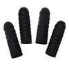 HOUDERCO Anti-Static Finger Covers 1000pcs Black Protective Latex Fingertip Covers for Workshops and Factories Dull Polish Design for Enhanced Grip and Safety view 1