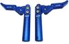 Wheelchair Aluminum Scissor Brakes Wheel-Lock. Fits Most Standard Wheelchairs (Blue, No Clamp) view 1