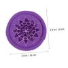 Toddmomy Tea Pot Cushion Tibetan Motif Singing Bowl Mat Decorative Pillow for Yoga Studio view 2