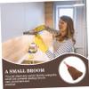 GALPADA 2pcs Desktop Dust Broom Handle Cleaning Brush for Efficient Household Use Ergonomic Design Palm Fiber Space-Saving for Easy Storage view 3