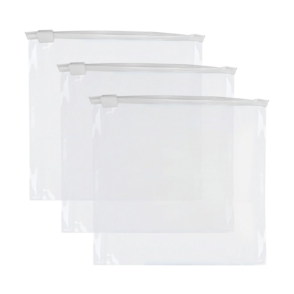 Clear Resealable Food Storage Bags 10.5x10.75x3 Inch Gallon Size with Press Seal, Plastic Bags for Food Prep, Travel, Meal Portioning, Leak Resistant, Reusable and Durable Storage Solution (800)