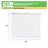 Clear Resealable Food Storage Bags 10.5x10.75x3 Inch Gallon Size with Press Seal, Plastic Bags for Food Prep, Travel, Meal Portioning, Leak Resistant, Reusable and Durable Storage Solution (800) view 3
