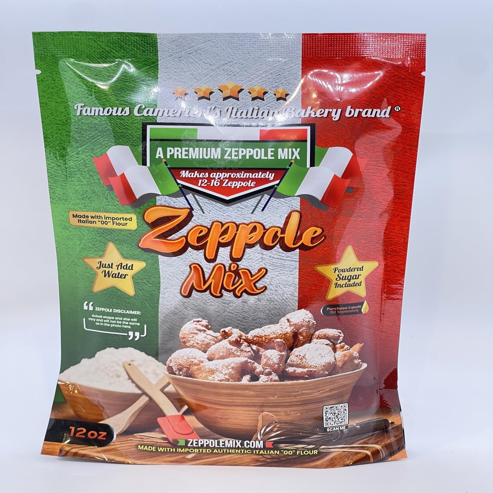 Camerieri's Italian Donut Zeppole Mix 12 OZ 00 Grade Flour