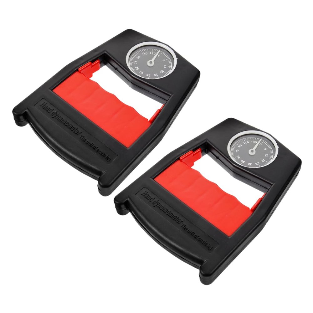 Abaodam 2Pcs Hand Grip Strength Tester Portable Arm Workout Equipment Durable Abs Design for Accurate Measurement User Friendly Finger Exerciser for Strength Training