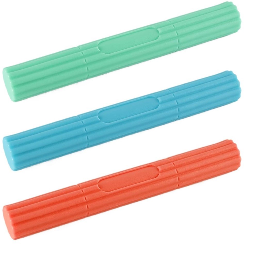 Alianm Flex Therapy Bar 2Pcs Resistance Twist Bars for Physical Therapy,Weighted Hand Grip Strength Trainer for Tendonitis, Wrist(Green-10LB)