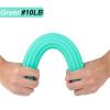 Alianm Flex Therapy Bar 2Pcs Resistance Twist Bars for Physical Therapy,Weighted Hand Grip Strength Trainer for Tendonitis, Wrist(Green-10LB) view 2