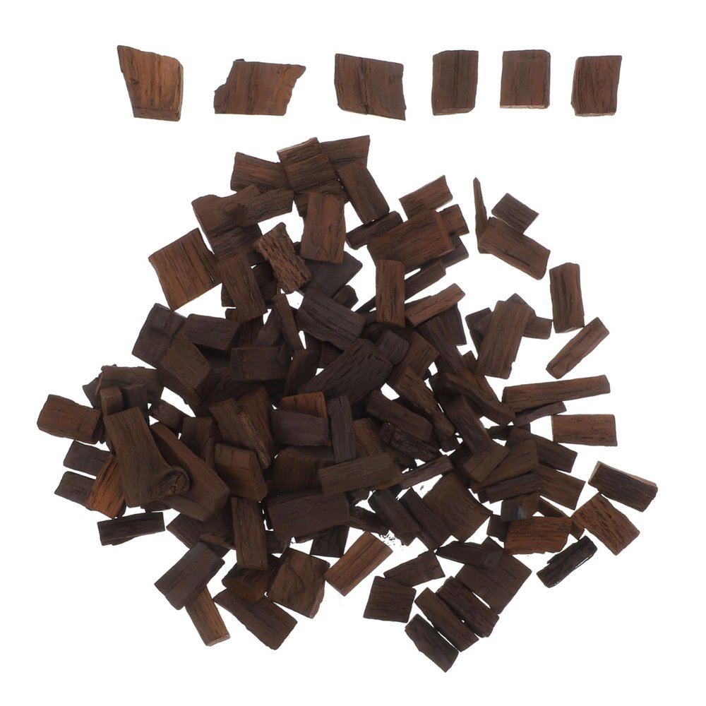 VOSAREA Heavy Toast Oak Chips for Home Wine Brewing Enhance Red Wine Flavor and Aroma for Aging Whiskey and Spirits Improve Texture and Complexity