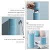 Beaupretty 2Pcs Portable Toothbrush and Toothpaste Travel Storage Box Compact Wash Storage Holder Cups for Outdoor and Bathroom Use Space-Saving Plastic Organizer in Blue and White view 3