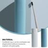 Beaupretty 2Pcs Portable Toothbrush and Toothpaste Travel Storage Box Compact Wash Storage Holder Cups for Outdoor and Bathroom Use Space-Saving Plastic Organizer in Blue and White view 4