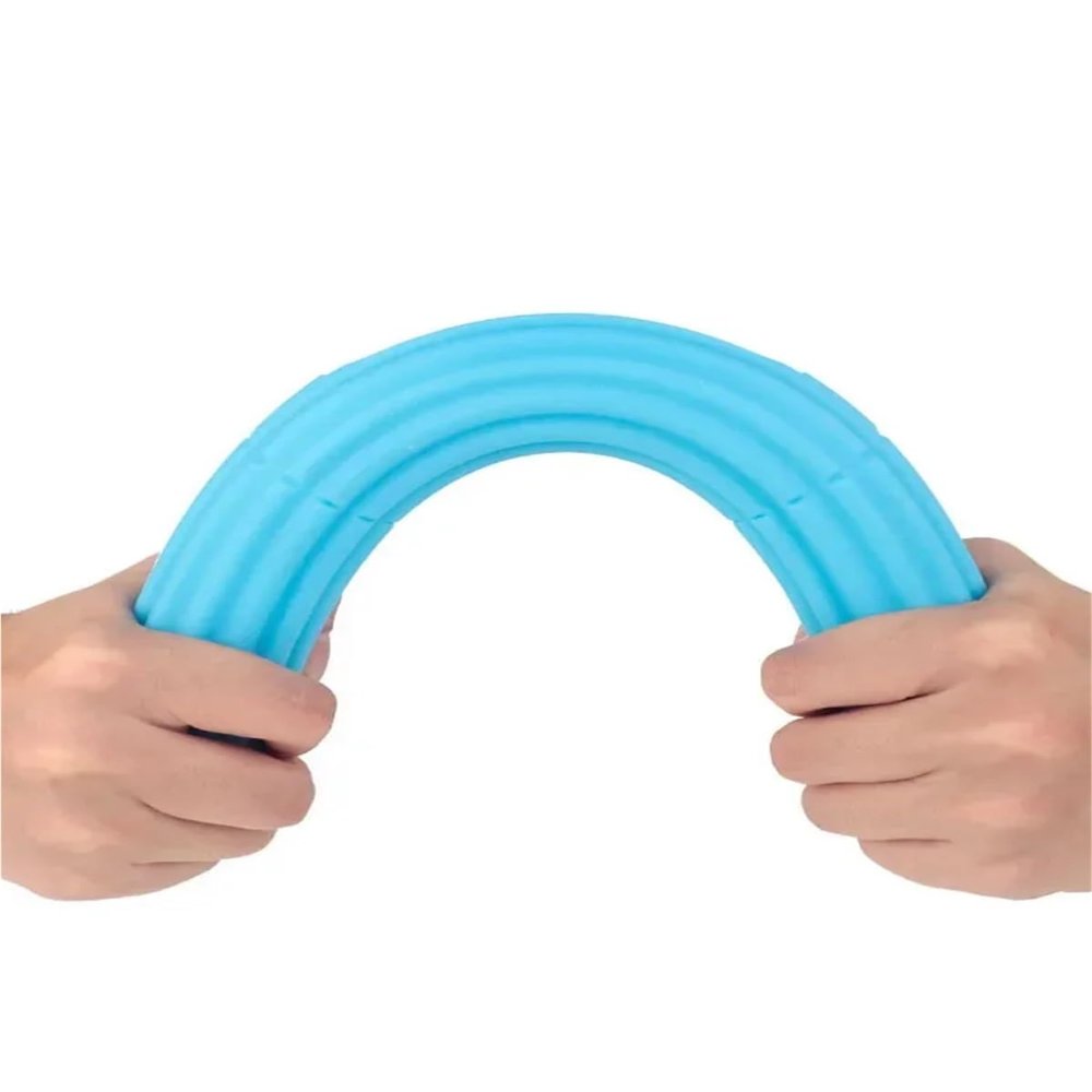 Flex Therapy Bar 2Pcs Hand Exerciser Flexible Bars for Physical Therapy - Alleviates Tendonitis Pain and Enhances Grip Strength for Tendonitis, Wrist(Blue-15LB)