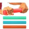 Alianm Flex Therapy Bar 4Pcs Flex Therapy Resistance Bar - Relieves Tendonitis Pain & Improves Grip Strength - Flexible Non-Slip Material for Tendonitis, Wrist(Green) view 1