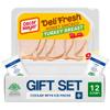 Salutem Vita Honey Smoked Sliced Turkey Breast Deli Lunch Meat, Gift Set Pack of 12