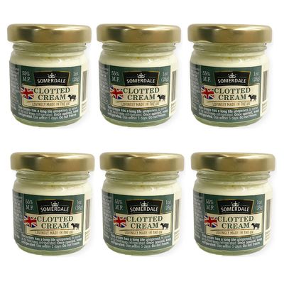 Somerdale Clotted Cream Mini Jar 1.00oz (28g) 6 Pack