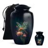 LEXFAY Dragonfly Large Urns for Human Ashes - Small Urn for Adult - Cremation for Ash - Cremation Urn for Human for Men - Combo of Large & Small view 1