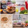 MAGICLULU 200pcs Elastic Bowl Cover Disposable Food Cover for Leftovers Magnetic Lids view 3