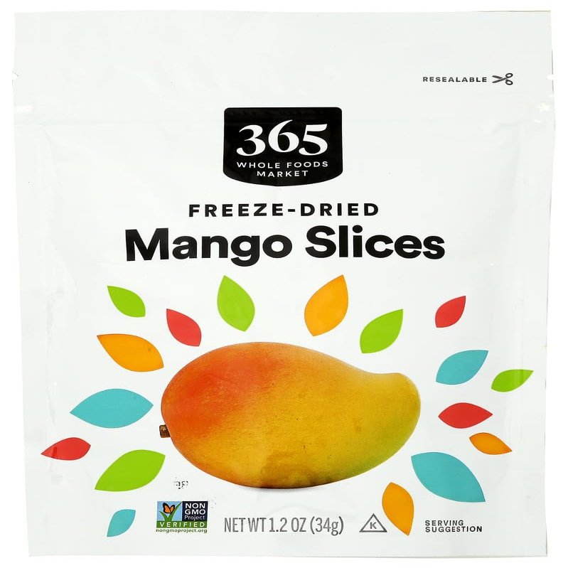 365 by Whole Foods Market Freeze Dried Mango Slices, 1.2 OZ