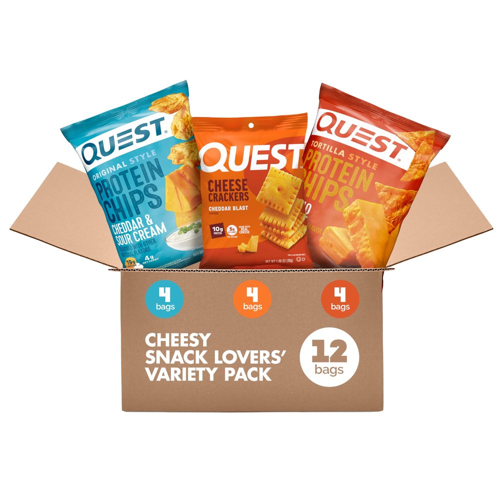 Quest Nutrition Cheese Lovers Variety Pack, 12 Count