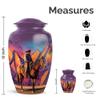 LEXFAY Cowboys Mini Cremation Urns for Ashes - Urn for Men Adult Male - Ashes Urns for Women - Human Urn for Human - Combo of Large & Small view 2