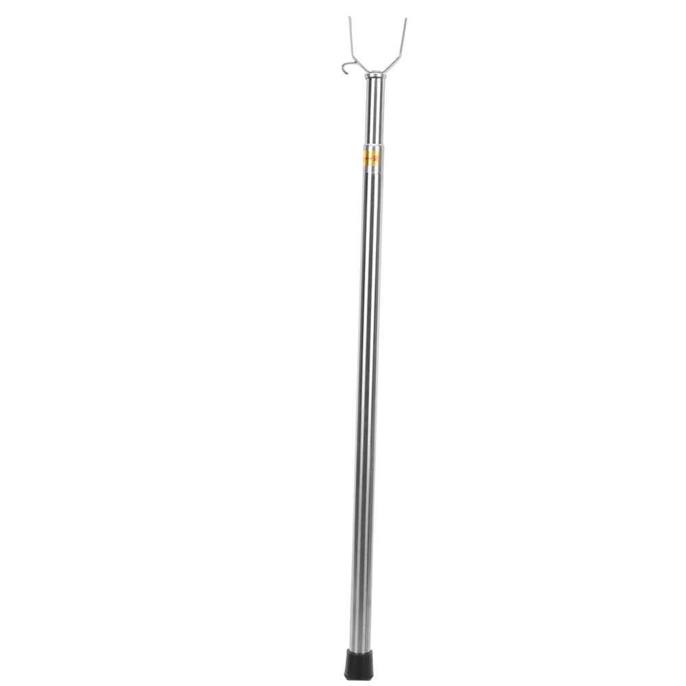 HEALLILY Telescopic Clothesline Prop Pole Adjustable Retractable Clothes Reaching Rod for Outdoor Drying Sturdy Lightweight Design Hooks for Laundry and Garden Use