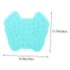 HAKIDZEL Silicone Foot Scrubber Mat Foot Massage Cushion for Deep Cleaning and Acupoint Relief Durable and Safe Shower Brush for Enhanced Blood Circulation and Comfort Blue view 2