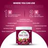 MISHWA Beet Fuel Energy Mix Freeze-Dried Beetroot Powder | 100% Natural Superfood | Boosts Energy, Cardio Health, & Blood Circulation | Non-GMO, No Preservatives, Vegan | 200g (28 Servings) (3) view 3