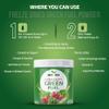 MISHWA Plant-Based Green Fuel Powder Helps Support Detoxification and Clean Energy Freeze Dried Blend with Apple Celery, Spinach, Mint & Pomegranate 200g (3) view 3
