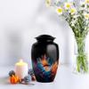 Dragon Fly Adult Cremation Funeral Urn for Human Ashes, Keepsake Memorial Gift for Father & Mother, Beautiful Handcrafted Small Urns for Ash, Combo, Black (10 Inch & 3 Inch Mini Set of 3) view 4
