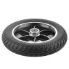 10in Rubber Wheel Tyre, Inflatable Caster for Electric Front Wheelchair, 12mm 6001 Bearing, Skid and view 3