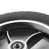 10in Rubber Wheel Tyre, Inflatable Caster for Electric Front Wheelchair, 12mm 6001 Bearing, Skid and view 4