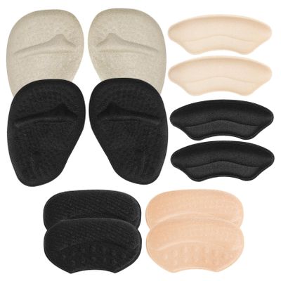 Ipetboom High Heel Inserts for Women Half Mat Heel Pads Non-Slip Design Forefoot Cushion Pads for Shoes