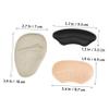 Ipetboom High Heel Inserts for Women Half Mat Heel Pads Non-Slip Design Forefoot Cushion Pads for Shoes view 2