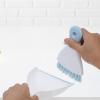 MUCKLILY 4pcs Miniature Dustpan and Brush Set Handheld Cleaning Tools for Home Desk Keyboard and Pet Areas for Cat Dog and Small Animal view 4