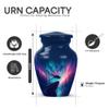 Yatskia Northern Lights Dragonfly Mini Memorial Urn for Adult Ashes Brother and Sister, Little Keepsake Urn for Human Ashes Adult, (Classic Pack of 4, 3 Inch) view 2