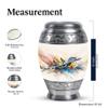 KARYLIZ Airplane Funeral Urns for Adult Ashes Men - White Cremation Urns for Human Adult Female - Large Funeral Cremated Ashes Holder - Ash Urn for Husband and Wife Holds 200 Cubic 10 Inch view 2