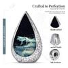 Remembrate Wolf Large Cremation Urns for Human Ashes - Burial Funeral Urn for Ashes for Women & Men - Cremains Holder - Decorative Remembrance Gift for Loss of Dad & Mon (10 Inch) view 2