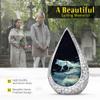 Remembrate Wolf Large Cremation Urns for Human Ashes - Burial Funeral Urn for Ashes for Women & Men - Cremains Holder - Decorative Remembrance Gift for Loss of Dad & Mon (10 Inch) view 3