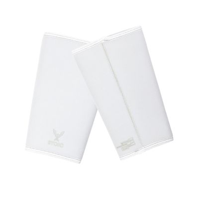 Stoic 7mm Neoprene Knee Sleeves for Men & Women - White, X-Large