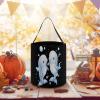 Cute Beluga Whale Couples Halloween Candy Bucket Reusable Tote Bags Gift Bags with Handles Party Supplies view 4