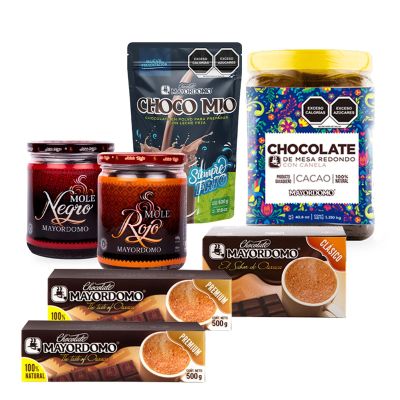 1 Combo chocolate y mole oaxaqueo/pack de mole y chocolate oaxaqueo mayordomo/Gastronoma mexicano/pasta de mole