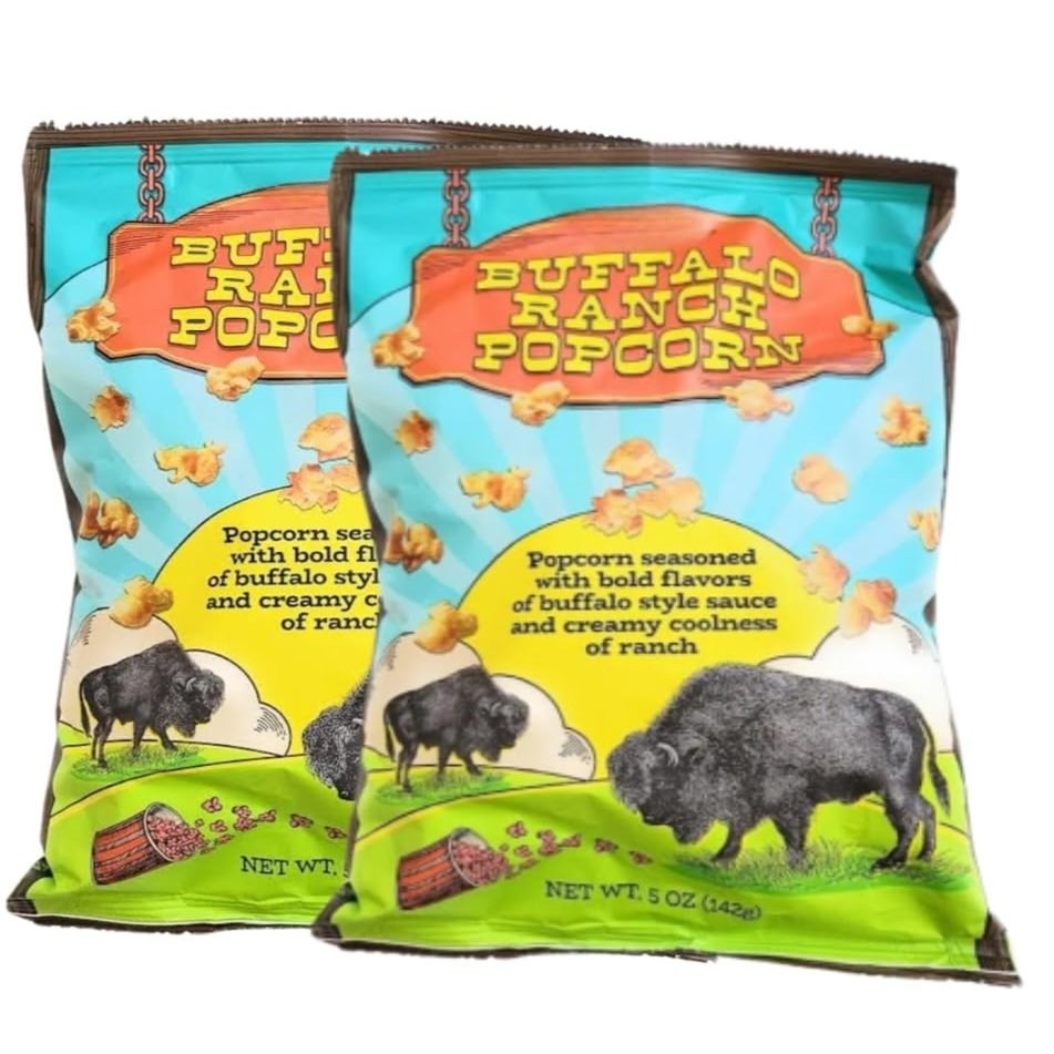 Buffalo Ranch Popcorn 2 Bags each 5oz
