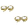 jojofuny 4rolls Gold Decorative Ribbons for Wrapping of Gold Packing Ribbon for Crafts Cakes and Scrapbooking Decorations view 1