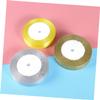 jojofuny 4rolls Gold Decorative Ribbons for Wrapping of Gold Packing Ribbon for Crafts Cakes and Scrapbooking Decorations view 2