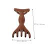 Didiseaon 3pcs Wooden Scalp Massager Comb Dual Gua Sha Tool with Wide Tooth Design for Scalp Care and Relaxation Portable and Lightweight for Hair Growth and Stress Relief view 2